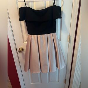 Strapless Betsy & Adam semi formal dress